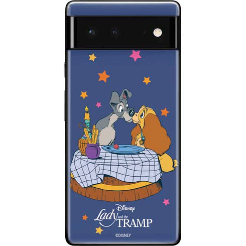 Disney Lady & The Tramp Bella Notte Google Pixel 6 Skin